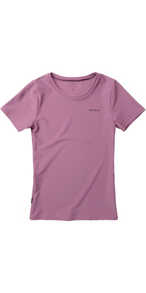 2026 Mystic Womens Star Short Sleeve Rashvest 35001.250211 - Rosewood